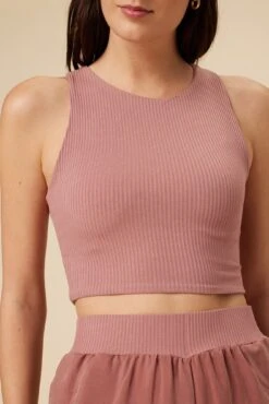 Katrina Paris Rib Tank - Quartz -Mode Weft Sales Store 6681 Katrina Quartz 4