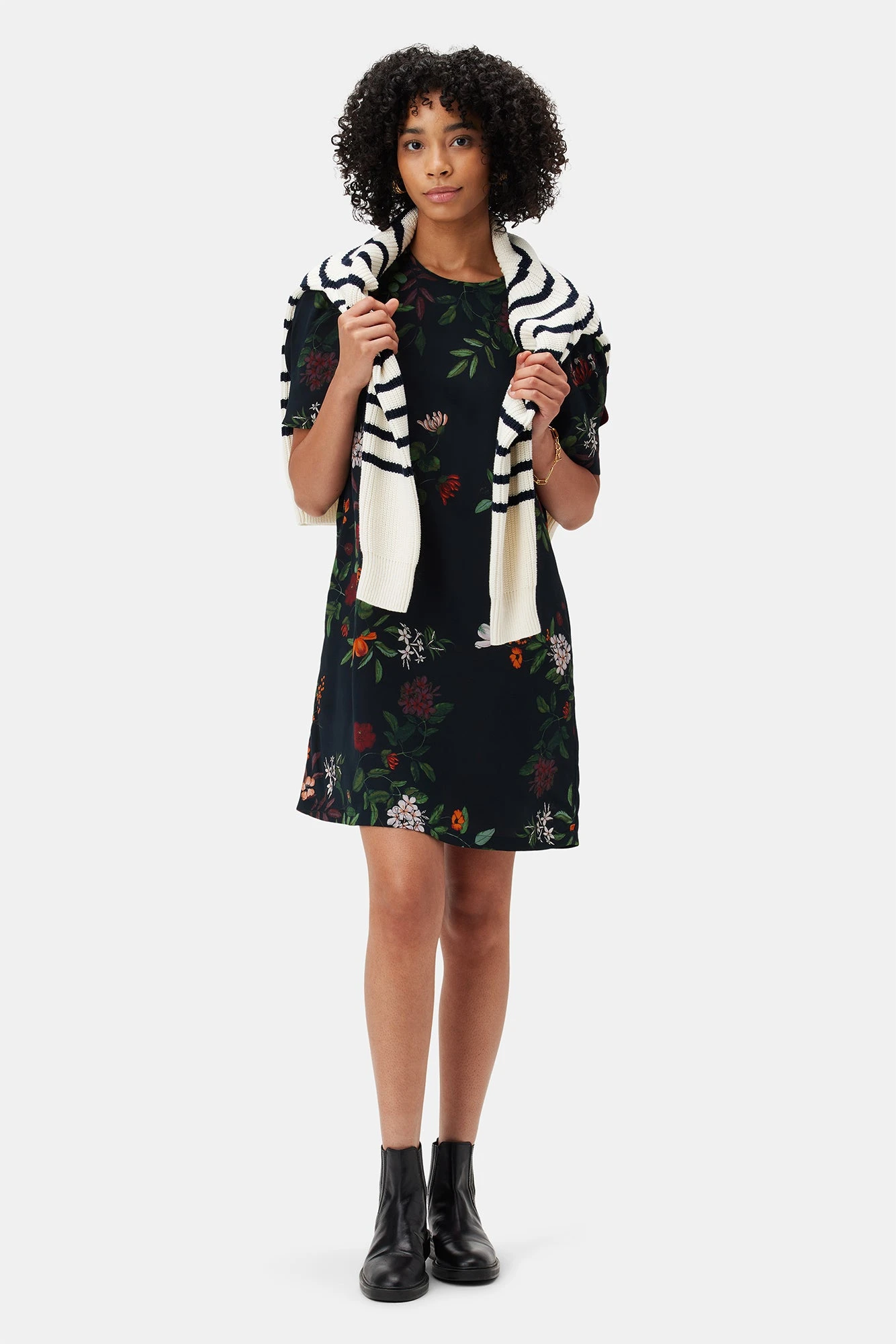 Darla Washable Silk Dress - Osaka Floral 4 Darla Washable Silk Dress - Osaka Floral - Image 2