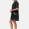 Darla Washable Silk Dress - Osaka Floral -Mode Weft Sales Store 703 Darla Osaka Floral 2