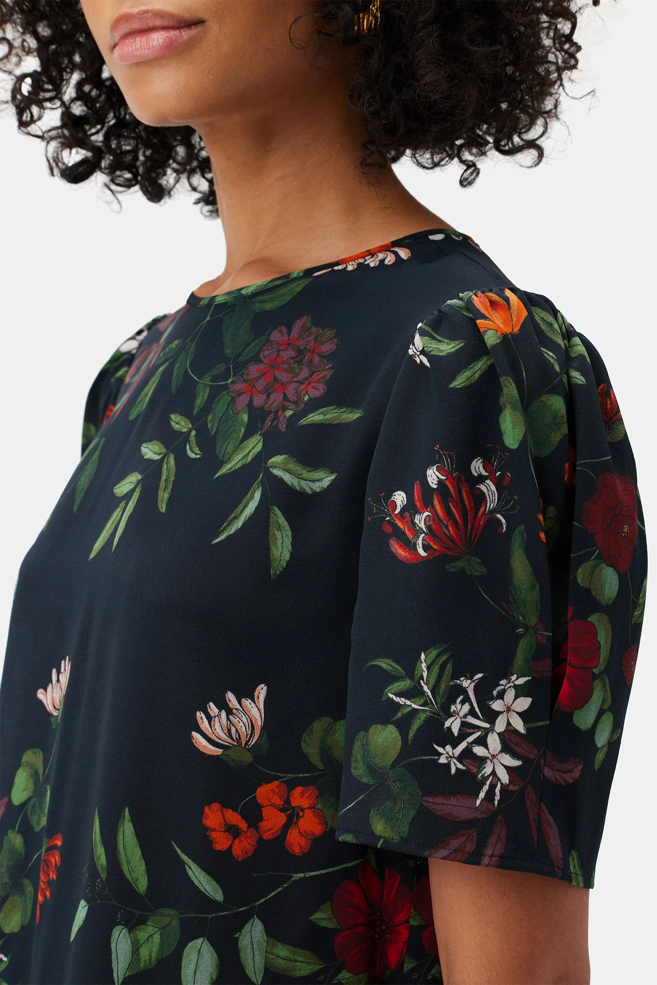 Darla Washable Silk Dress - Osaka Floral 6 Darla Washable Silk Dress - Osaka Floral - Image 4