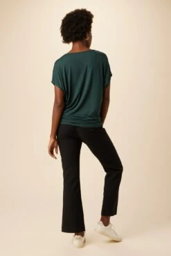 Mayr Dream Knit Tee - Darkest Spruce 8 Mayr Dream Knit Tee - Darkest Spruce -Mode Weft Sales Store 7044 Mayr Darkest Spruce 3