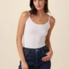 Camille Dream Knit Camisole - White -Mode Weft Sales Store 7046 Camille White 1 e0d5cda7 e676 4744 947f 575571292ede