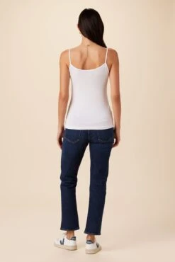 Camille Dream Knit Camisole - White -Mode Weft Sales Store 7046 Camille White 3 1ab9016c 6f93 4e90 96ea f355c93e327c