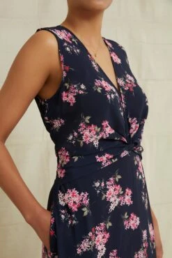 Olive Viscose Dress - Whitby Floral -Mode Weft Sales Store 7540OliveCrepeWhitby 0580 web 5cb88d06 c341 418c 845a d4a9a89ec0b5