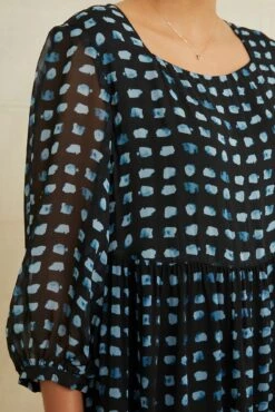 Anouk Nouveau Silk Dress - Squared Up Black -Mode Weft Sales Store 7544AnoukSquaredUpBlack 4343 web 183b8d43 700e 4cd5 87bc fdd2ed537b41