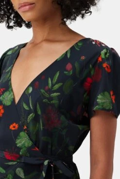 Ellie Washable Silk Dress - Osaka Floral 10 Ellie Washable Silk Dress - Osaka Floral -Mode Weft Sales Store 7912 Ellie Osaka 4