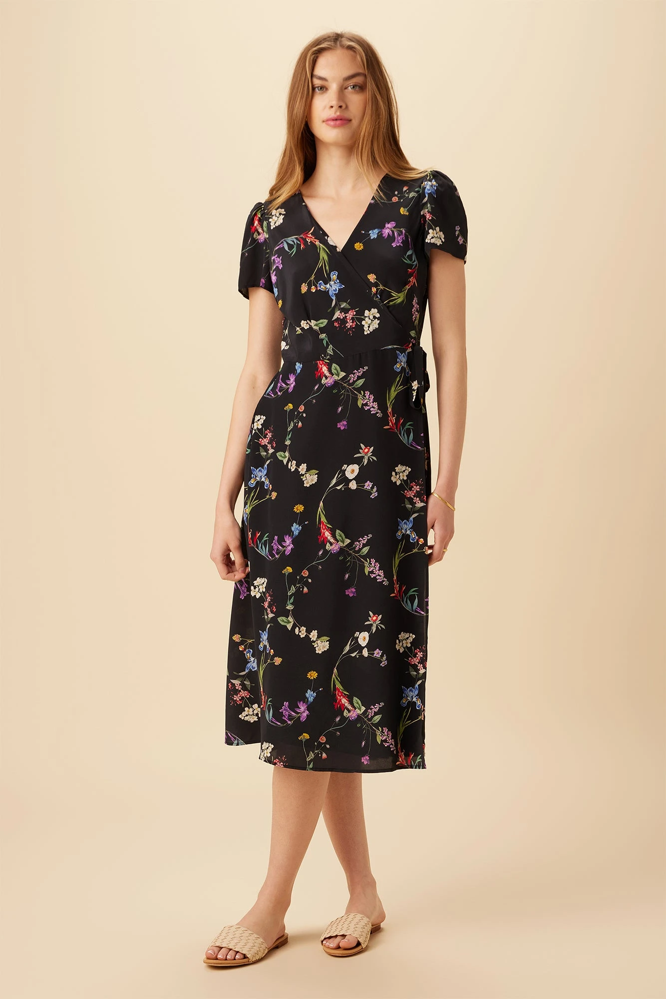 Ellie Washable Silk Dress - Marin Floral 3 Ellie Washable Silk Dress - Marin Floral