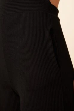 Gretchen Paris Rib Jumpsuit - Black -Mode Weft Sales Store 7918 Gretchen Black 5