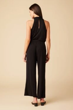 Agnes Dream Knit Jumpsuit - Black -Mode Weft Sales Store 7996 Agnes Jumpsuit Black 3