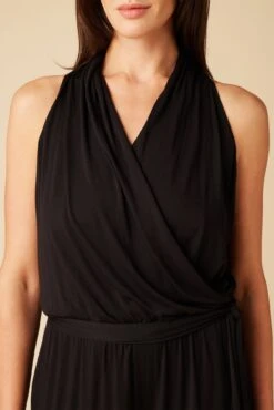 Agnes Dream Knit Top - Black -Mode Weft Sales Store 7996 Agnes Jumpsuit Black 4