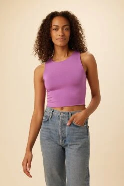 Alaina Dream Knit Tank - Cosmos