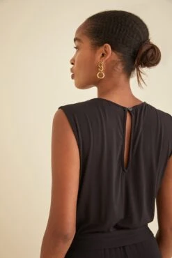 Kelsey Jumpsuit -Mode Weft Sales Store 9134 Kelsey Black 2297 web