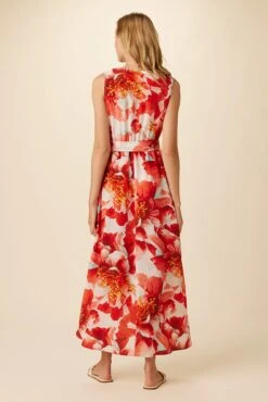 Hanne Washable Silk Maxi Dress - Begonia -Mode Weft Sales Store 9223 Hanne Begonia 3 b11b1457 3bed 4499 9117 39bb057637eb