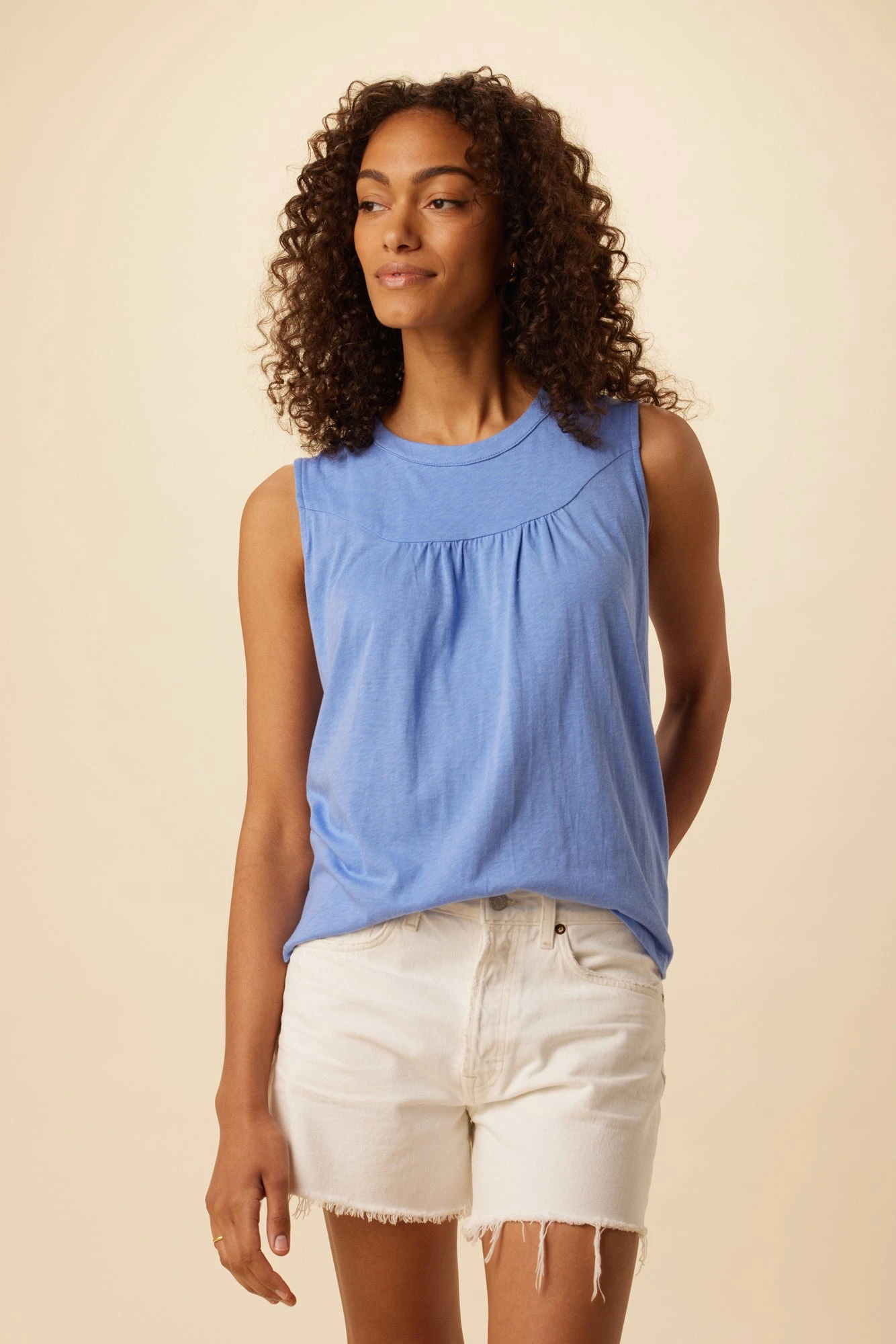 Hartley Reverie Slub Tank - Sky - ReAmour 3 Hartley Reverie Slub Tank - Sky - ReAmour