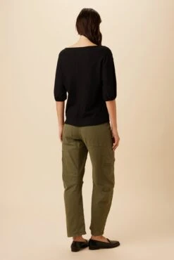 Manette Riviera Rib Top - Black -Mode Weft Sales Store 9331 Manette Black 3