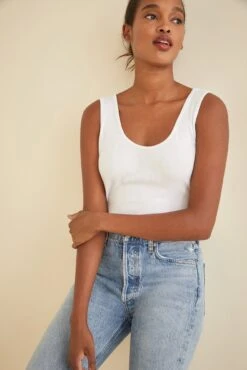 Mirabelle Dream Rib Tank - ReAmour -Mode Weft Sales Store 9332 Mirabelle White 2657 web 8a750460 5dcc 4e20 9351 598812404494