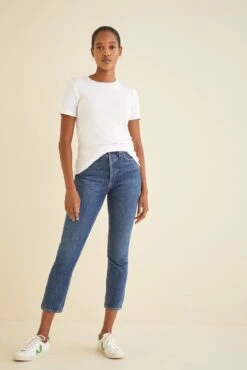 Talin Dream Rib Tee -Mode Weft Sales Store 9367 Talin White 1833 web