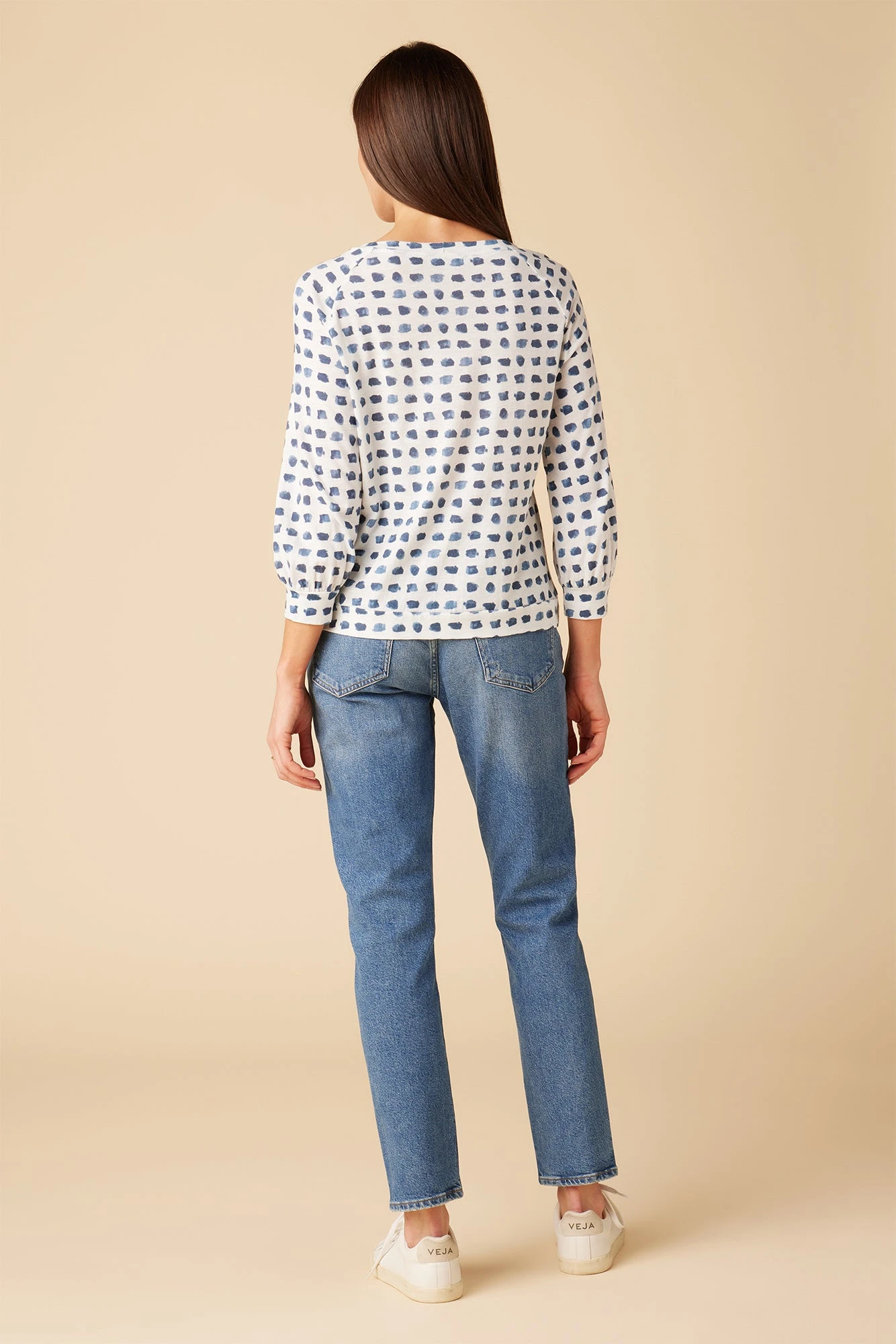 Issa Raglan Slub Tee - Squared Up White 5 Issa Raglan Slub Tee - Squared Up White - Image 3