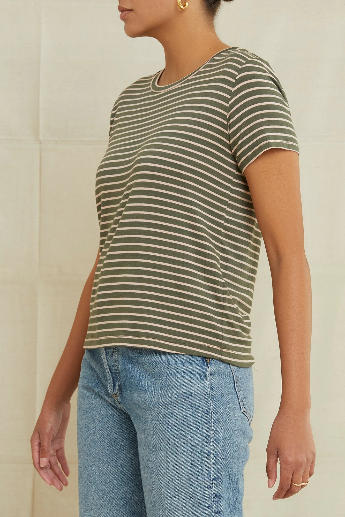 Berkeley Dream Knit Tee - Vine Rose 4 Berkeley Dream Knit Tee - Vine Rose - Image 2