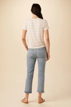 Berkeley Dream Knit Tee - Havana Stripe Rose 9 Berkeley Dream Knit Tee - Havana Stripe Rose -Mode Weft Sales Store 9493 SS Berkeley Havana Stripe Natural Pink 3 4c2757ed 9b3c 4d52 8878 b9ca8939e511