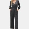 Everley Dream Knit Jumpsuit - Anthracite -Mode Weft Sales Store 9623 Everley Anthracite 1