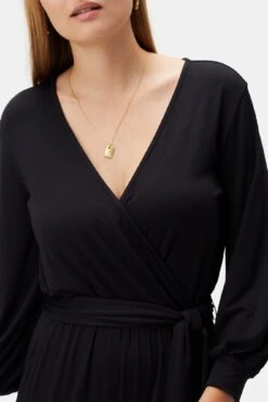 Everley Dream Knit Jumpsuit - Black -Mode Weft Sales Store 9623 Everley Jumpsuit Black 4