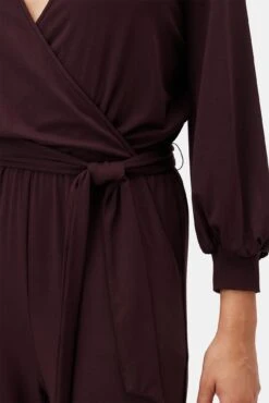 Everley Dream Knit Jumpsuit - Vineyard -Mode Weft Sales Store 9623 Everley Vineyard 4