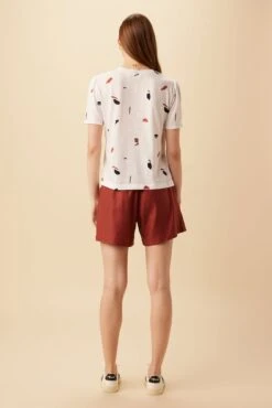 Odilia Reverie Slub Tee - Terrazzo -Mode Weft Sales Store 9828 Odilia Slub Terrazzo 3