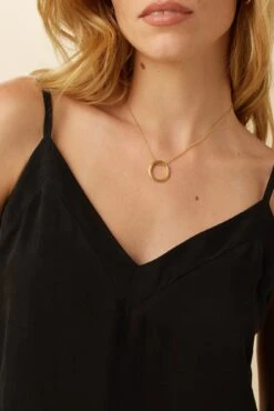 Barlow Cottonseed Cupro Cami - Black - ReAmour -Mode Weft Sales Store 9887 Barlow Black 4 dd2eeef8 9d89 48ee ab18 ca9fe0809299