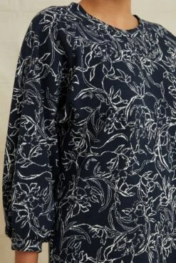 Whit Knit Dress - Larkspur -Mode Weft Sales Store 9972WhitLarkspur 0675 web dc01c6d3 1cee 4d54 8962 e1ebf585f107