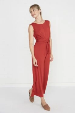 Gardenia Jumpsuit -Mode Weft Sales Store gardenia terracotta 019 Final web
