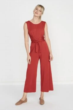 Gardenia Jumpsuit -Mode Weft Sales Store gardenia terracotta 021 Final web
