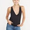 Lalo Dream Knit Tank Top - ReAmour -Mode Weft Sales Store lalo black 142858 web