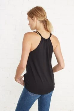 Lalo Dream Knit Tank Top - ReAmour -Mode Weft Sales Store lalo black 142869 web