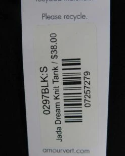 Jada Dream Knit Tank - Black - ReAmour -Mode Weft Sales Store recurate submission 27516