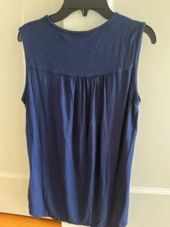 Melis Keyhole Tank - Navy - ReAmour -Mode Weft Sales Store recurate submission 62815 2